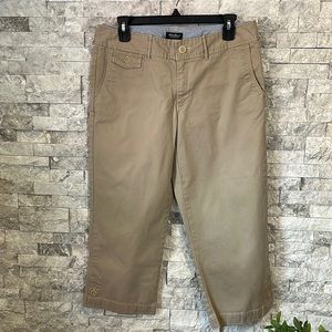 Eddie Bauer Vashon fit cropped pants, L.L. Bean, lands in, khaki, ankle pants